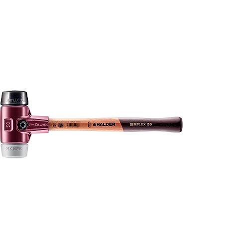 Halder 7.678.547 Cm Simplex "Mazzuola Gomma/Tpe-Mid Mallet, Multicolore, 50 Mm