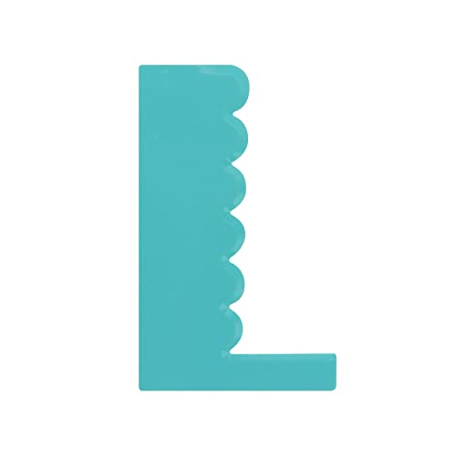 Yangzi Linha Confeito, Raspador E Texturizador P/Bolo Verde, 19 cm x 11 cm