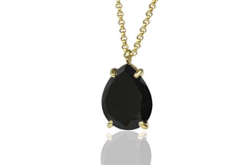 Collier avec Pendentif Noir, le cadeau de mariage parfait pour elle