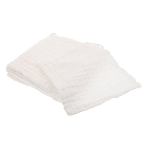 TOYANDONA 10piezas Toallas Cuadradas de Gasa para Bebés Recién Nacidos Suaves de Algodón Cara Saliva