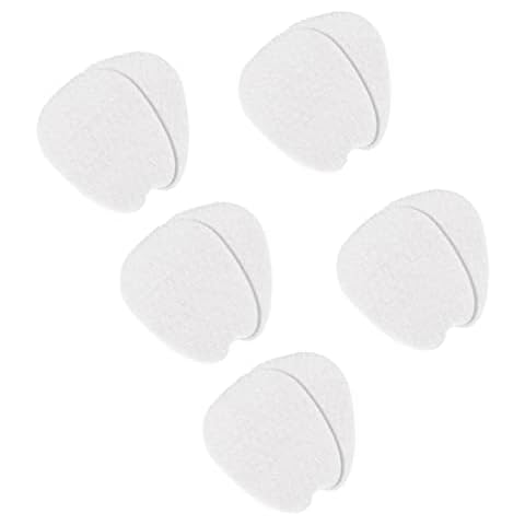 EXCEART Invisible Forefoot Cushion 5 Pairs Shoes Tongue Stick Cushions Thin Felt Forefoot Pads Foot Pain ( White ) Cover