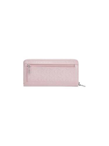 Image of Guess Rose Petal Textured Zipper Abbas Large Zip Around Wallet