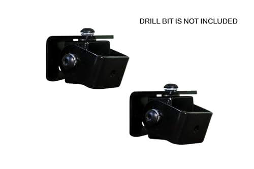 Image of Nilapro SM-02 Speaker Wall Mount Stand Bracket 2 Nos for 5 mm & 6.35mm ( inch) Thread Hole /Keyhole Speakers Universal Speaker Stand (Material: Metal /Color: Black)