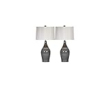 Ashley Furniture Signature Design -  Niobe Ceramic Table Lamp - Set of 2 - Multicolored/Gray