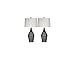 Signature Design by Ashley -  Niobe Ceramic Table Lamp - Set of 2 - Multicolored/Gray
