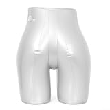 Torso de maniquí femenino inflable de PVC para mostrar lencería y trajes de baño, modelo compacto y portátil para ferias comerciales y tiendas