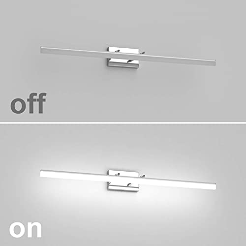 Aipsun 40 Inch Modern Led Vanity Lights Adjustable Bathroom Light Fixtures Over Mirror Chrome Vanity Lighting 5500K #TOP4