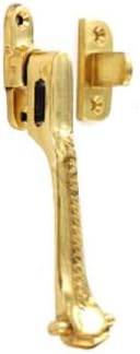 Georgian Casement Window Wedge Fastener Solid Polished Brass