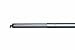 6 Ft. to 10 Ft. Adjustable Width Drape Support Rod with Hook Ends (For Pipe and Drape Displays and Backdrops)