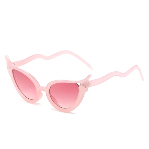 Lunettes de soleil œil de chat femmes mode féminine tendance de luxe avec verres UV400