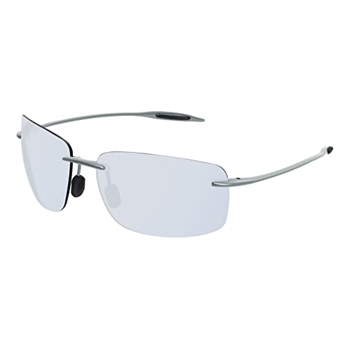 JULI Sports Sunglasses for Men Women Tr90 Rimless Frame for Running Fishing Golf Surf Driving MJ8009