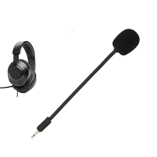 Image of Plyisty Mic Replacement for JBL Quantum 100 Gaming Headset, 2.5mm Detachable Boom Mic, Noise Reduction Game Mic Replacement