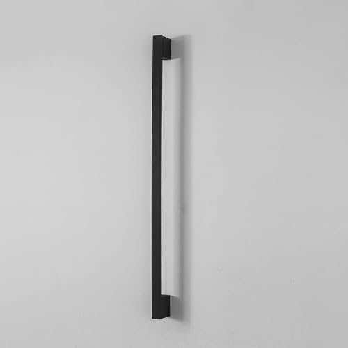 Applique linéaire LED haut de gamme ZR98US 100cm noire pour mur de salon