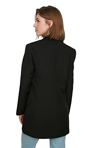 Gilets tissés double boutonnage Trendyol ajusté noir - 5