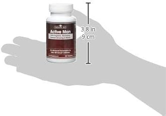 Natures Aid Active Man Tablets - High Strength Supplement with Zinc Maca Ginseng and Damiana - Supports Men’s Health Energy Vitality Immunity and Performance - Vegan Gluten Free Non-GMO - 60 Tablets