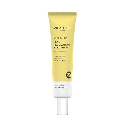 Image of Mirabelle Korea Snail Miin Real Revolution Eye Cream 30g | Reduces Dark Circles, Wrinkles & Fine Lines | Korean Skincare | For Women & Men