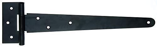 Alberts 309855 Kreuzgehänge | schwarzer Tauchlack | Band 294 x 46 mm | Scharnier 90 x 40 mm