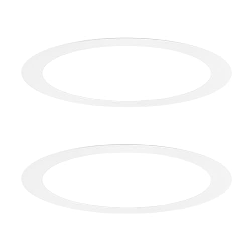 Anneaux Goof pour feux encastrés 10,2 cm M METERXITY en acier blanc x2