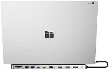 Laptop connected to Kopplen Docking Station, showing a Windows laptop