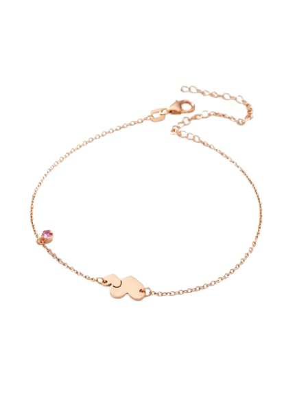 Image of 925 Silver Triple Evil Eye Anklet for Women | Adjustable Payal