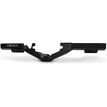 DV8 Offroad Rear Differential Skid Plate for 2021-2026 Ford Bronco | Paintable Aluminum Inserts | Quick & Easy Installation | Multiple Drain Holes | Bolt-on Installation | Black Finish