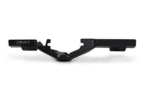 Image of DV8 Rear Differential Skid Plate for 2021-2026 Ford Bronco Black Finish | Paintable Aluminum Inserts, Quick & Easy Installation, Multiple Drain Holes, Bolt-on Installation