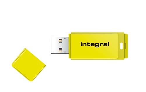 Integral NEON Clé USB 32 Go jaune
