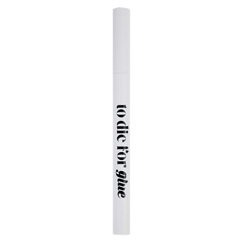 KRASH KOSMETICS Eyeliner Líquido To Die For GLUE - Blanco - Con pegamento para Pestañas Postizas Formula - Waterproof 24h Larga Duración - Aplicador de Fieltro Punta Fina - Vegano y Cruelty Free Cover