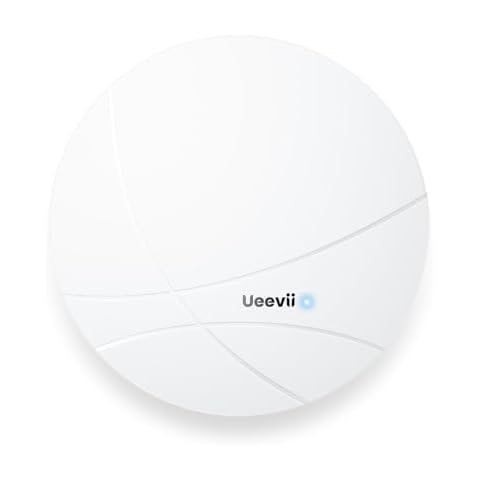 POE Access Point 802.3af/at WiFi 6 AX3000,2.4G 574Mbps + 5G 2400Mbps 802.11ax Wireless Ceiling AP Ultra-Thin with 1 Ethernet Port, MU-MIMO, OFDMA,15KV ESD Protection,12V DC Adapter Included Cover