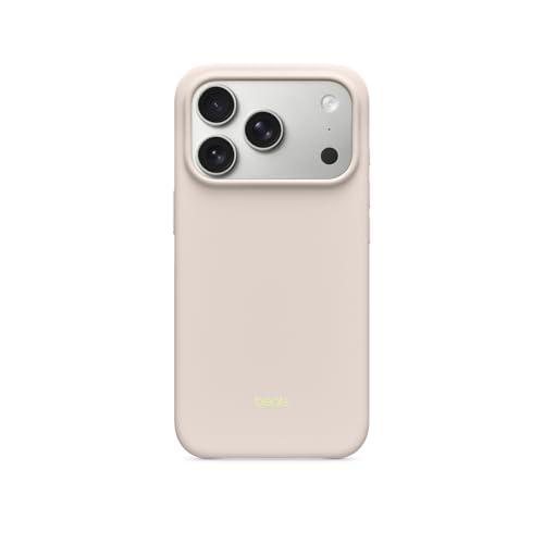 Beats Custodia per iPhone 17 Pro con MagSafe e Controllo fotocamera, finitura opaca, fodera in microfibra – Grigio gesso