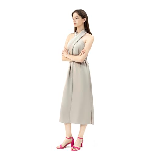 Image of Women's Heeled Sandals Open Toe Ankle Strap 2.5-Inch Chunky Heels Dress Shoes Wide Feet Friendly