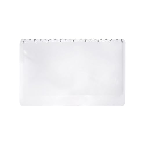 Lupa de bolsillo – Lupa de tarjeta de crédito | Lupa de cartera de tarjetas | Lupa de bolsillo 3x Lupas | Tarjeta de aumento | Lupa de inicio de fuego para el hogar al aire libre | Lupa de bolsillo