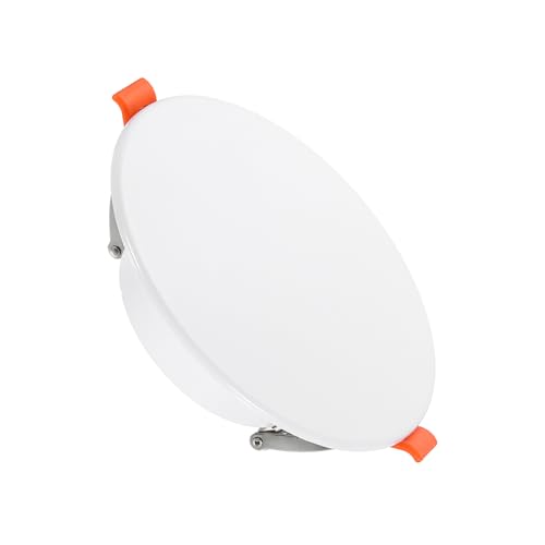 PATIKIL Rivestimento Per Foro A Soffitto Con Molla Da 134 Mm / 5.3 Di Diametro, 1 Confezione Rivestimento Downlight, A Parete, Per Aperture rotondo Da 3.4-5 Su Soffitti E Pareti, Bianco