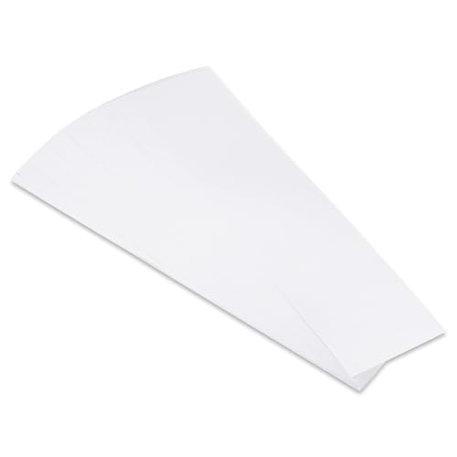 PATIKIL 150 hojas de tiras de oración blancas, cartulina de 3 x 12 pulgadas de grosor, 110 g/m², tiras de papel en blanco para profesores, aulas, oficinas, hogares, color blanco