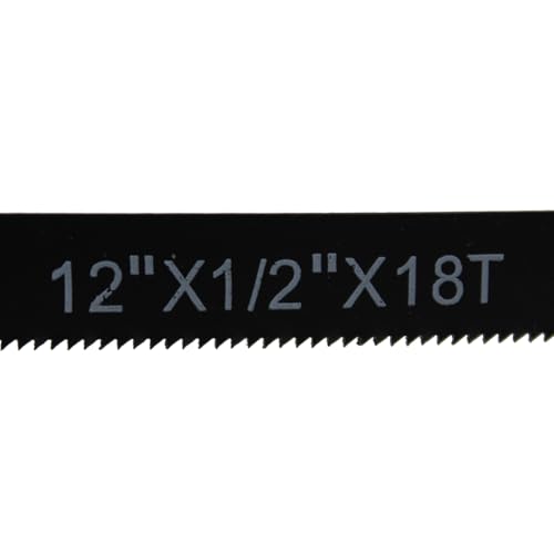 JDBrands 12" Hacksaw with 3 x 12in. / 300mm Carbon Steel Blades | 5TPI | 18TPI | 24TPI | for Proffesional & DIY - Image 4