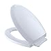 SS22401 Guinevere SoftClose Elongated Closed Front Toilet Seat in Cotton White