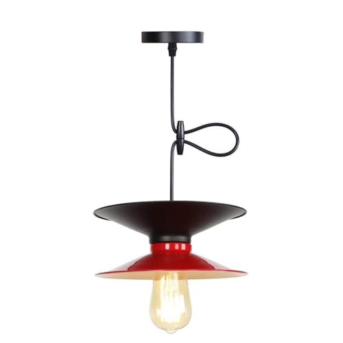 Suspension E27 en fer forgé noir moderne luminaire de cuisine D