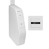 Home Pilot Rollladen Set: RolloTron pure smart Aufputz Minigurt Gurtwickler + Wandtaster smart zur Fernbedienung des elektrischen Gurtwicklers