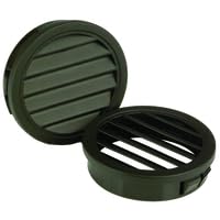 Heyco 2559 Louvered Plug LP 1000 Black (25 Pack)