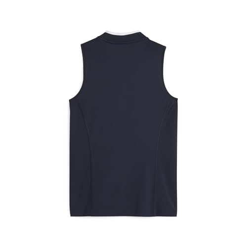 PUMA Women's Range Sl Pique Top, Deep Navy, XXL