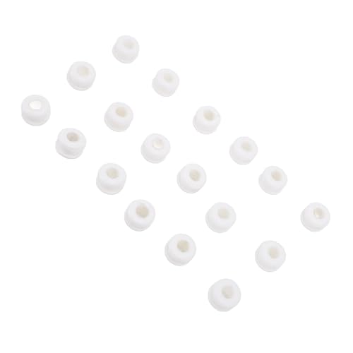 Junta de Ventilador de Goma, Piezas de Repuesto de Instalación Simple Amortiguador del Ventilador de Techo de 1.4 Cm de Diámetro para Reducción de Ruido (White 18pcs)