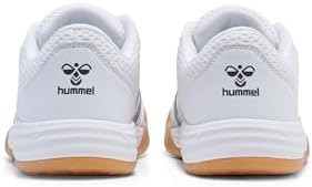 hummel Multiplay Flex LC Jr Sneakers voor volwassenen, uniseks, Wit Zwart, 33 EU