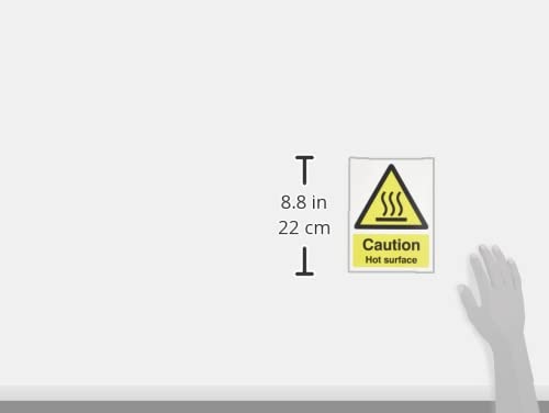 Caution Very Hot Water Labels On A Roll - Landscape | Safety Labels