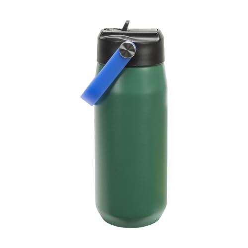 Image of PUMA unisex-adult 18oz Insulated Stainless Steel Water Bottle With Straw & Carry Handle