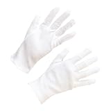 NUOBESTY 12 Paar Baumwollhandschuhe Schutzhandschuhe Xl Rutschfest Atmungsaktiv für Gartenarbeit Reinigung Industrie und Schmuckprüfung