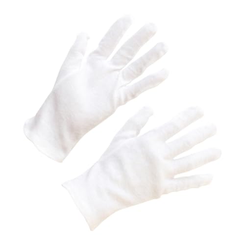 Guantes de algodón Angoily XL gruesos y antideslizantes para trabajos de joyería