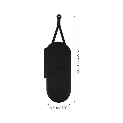 Bolso de silicona Ipetboom para plancha de pelo y rizador, resistente al calor, protector contra golpes y arañazos, ideal para viaje miniatura 5