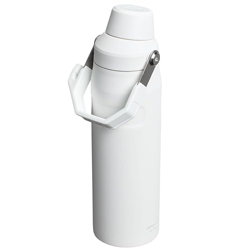 Image of Stanley IceFlow Flip Straw 2.0 Water Bottle 24 OZ | Built-In Straw with Larger Opening | Lightweight & Leak-Resistant | Insulated Stainless Steel | BPA-Free | Frost (Pack of 4)