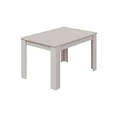 Habitdesign – Mesa de Comedor Extensible Moderna, Mesa de Salón Extensible - Color Cachemir - 140-190x78x90 cm - hasta Seis Comensales - Modelo Kendra