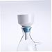 MAGICLULU 2pcs Scientific Filling Funnels Laboratory Filter Funnels 100ml 60ml White Buchner for Liquid Transfer in Lab and Industrial Use